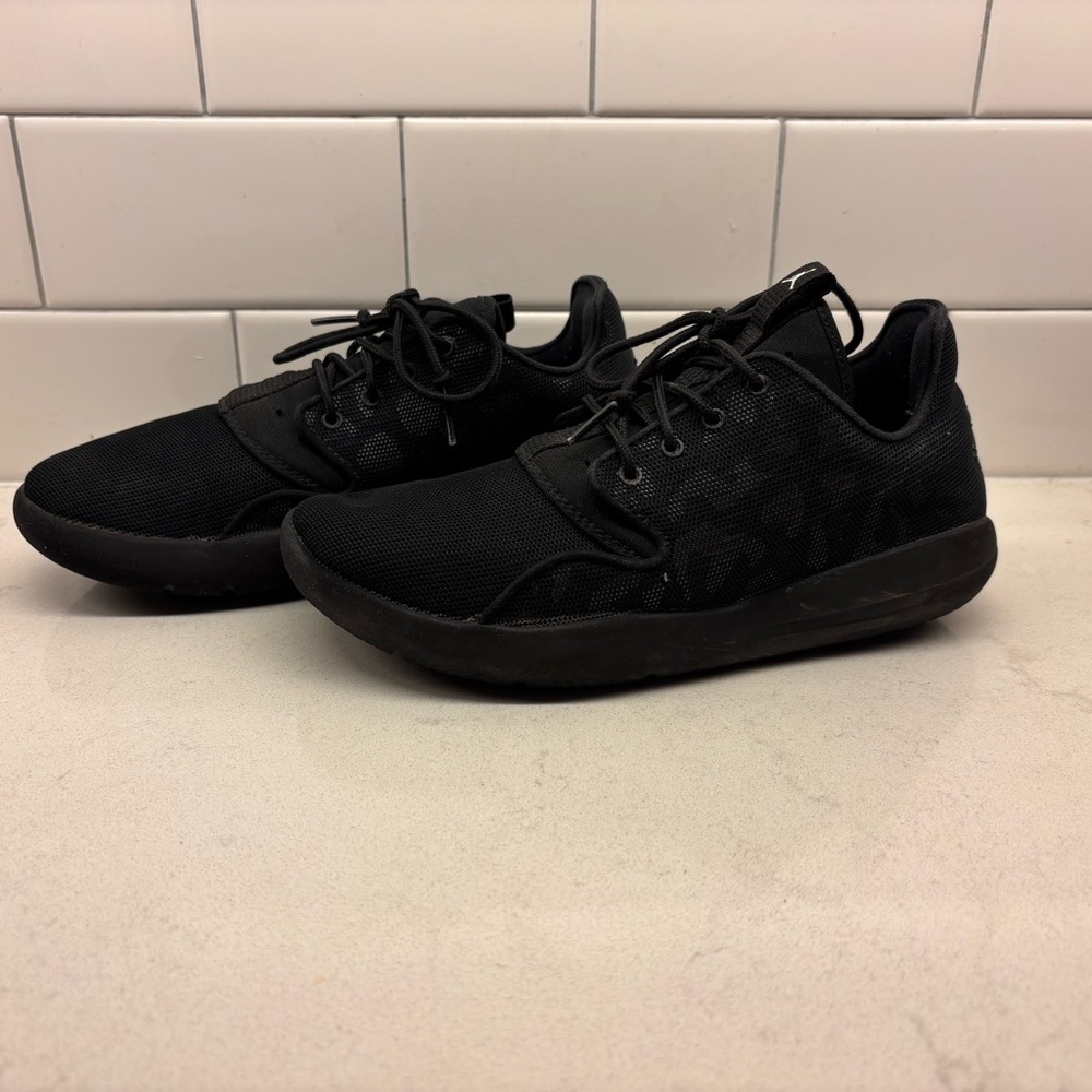 Air Jordan Black Sneakers - Size 4Y